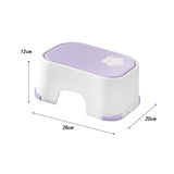 Maxbell Shower Stool Lightweight Non Slip Kids Step Stool for Bedroom Playroom Decor Violet
