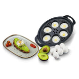 Maxbell Egg Poachers Multifunction Stand Six Cup Egg Steamer for TM5 TM6 Accessories