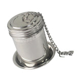 Maxbell Maxbell Tea Steeper Basket Infuser Slim Threaded Lid Filter Tea Drain for Seasonings Small round hole