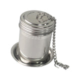 Maxbell Maxbell Tea Steeper Basket Infuser Slim Threaded Lid Filter Tea Drain for Seasonings Small round hole