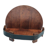 Maxbell Wine Rack Wall Mounted Vintage Display Rack for Pantry Wine Enthusiasts Home