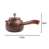 Maxbell Brass Teapot Sharing Pitcher Portable Teaware for Hotel Tea House Restaurant 600ml A