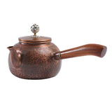 Maxbell Brass Teapot Sharing Pitcher Portable Teaware for Hotel Tea House Restaurant 600ml A