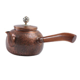 Maxbell Brass Teapot Sharing Pitcher Portable Teaware for Hotel Tea House Restaurant 600ml A