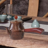 Maxbell Brass Teapot Sharing Pitcher Portable Teaware for Hotel Tea House Restaurant 450ml