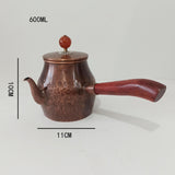 Maxbell Brass Teapot Sharing Pitcher Portable Teaware for Hotel Tea House Restaurant 450ml