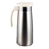 Stainless Steel Water Jug Teapot Lemonade Kettle for Milk Drink Hot and Cold White