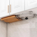 Maxbell Maxbell 2 Pieces Sponge Holder Easy to Install Adhesive Stainless Steel Hanging Rack silver