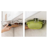 Maxbell Maxbell 2 Pieces Sponge Holder Easy to Install Adhesive Stainless Steel Hanging Rack silver