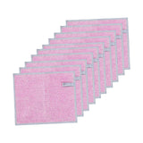 Maxbell Maxbell Mesh Microfiber Cleaning Cloth Reusable for Kitchen Cleaning Dishes Counters 10pcs Pink