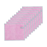 Maxbell Maxbell Mesh Microfiber Cleaning Cloth Reusable for Kitchen Cleaning Dishes Counters 10pcs Pink