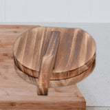 Wooden Tortilla Press Manual Kitchen Gadgets for Ravioli Pizza Dumpling Skin Style B