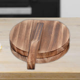 Wooden Tortilla Press Manual Kitchen Gadgets for Ravioli Pizza Dumpling Skin Style B