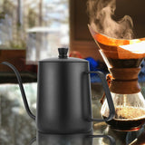 Maxbell Gooseneck Kettle 350ml with Lid Pour over Kettle for Cafe Shop Office