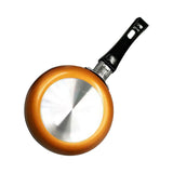 Maxbell Frying Pan Kitchen Cookware Anti Scald Handle Butter Warmer for Home Kitchen Diameter 18cm