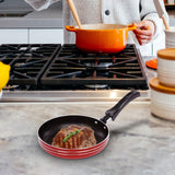 Maxbell Frying Pan Kitchen Cookware Anti Scald Handle Butter Warmer for Home Kitchen Diameter 18cm