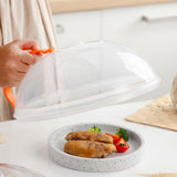 Maxbell Maxbell Microwave Cover with Tray Reusable Lid with Steam Vent for Picnic Home Bread