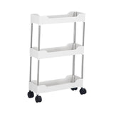 Maxbell Maxbell Storage Cart with Wheel Fruits Holder Rolling Utility Cart for Office Garage 3 layer Simple