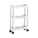 Maxbell Maxbell Storage Cart with Wheel Fruits Holder Rolling Utility Cart for Office Garage 3 layer Simple