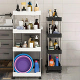 Maxbell Maxbell Storage Cart with Wheel Fruits Holder Rolling Utility Cart for Office Garage 4 layer Widened