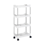 Maxbell Maxbell Storage Cart with Wheel Fruits Holder Rolling Utility Cart for Office Garage 4 layer Widened