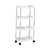 Maxbell Maxbell Storage Cart with Wheel Fruits Holder Rolling Utility Cart for Office Garage 4 layer Widened