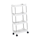 Maxbell Maxbell Storage Cart with Wheel Fruits Holder Rolling Utility Cart for Office Garage 4 layer Widened