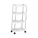 Maxbell Maxbell Storage Cart with Wheel Fruits Holder Rolling Utility Cart for Office Garage 4 layer Widened