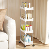 Maxbell Maxbell Storage Cart with Wheel Fruits Holder Rolling Utility Cart for Office Garage 4 layer Widened