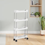 Maxbell Maxbell Storage Cart with Wheel Fruits Holder Rolling Utility Cart for Office Garage 4 layer Widened