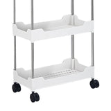 Maxbell Maxbell Storage Cart with Wheel Fruits Holder Rolling Utility Cart for Office Garage 4 layer Widened