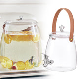 Maxbell 2xDrink Dispenser for Fridge Clear Beverage Liquid Drink Container for Camping