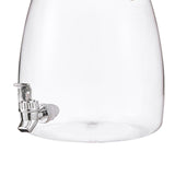 Maxbell 2xDrink Dispenser for Fridge Clear Beverage Liquid Drink Container for Camping