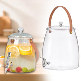 Maxbell 2xDrink Dispenser for Fridge Clear Beverage Liquid Drink Container for Camping