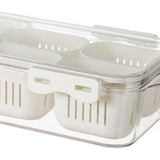 Maxbell Maxbell Fridge Organizer Bin 6in1 Refrigerator Food Fresh Box for Garlic Nuts Fruits