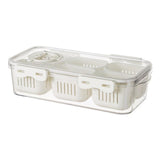 Maxbell Maxbell Fridge Organizer Bin 6in1 Refrigerator Food Fresh Box for Garlic Nuts Fruits