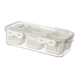 Maxbell Maxbell Fridge Organizer Bin 6in1 Refrigerator Food Fresh Box for Garlic Nuts Fruits