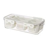 Maxbell Maxbell Fridge Organizer Bin 6in1 Refrigerator Food Fresh Box for Garlic Nuts Fruits
