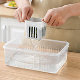 Maxbell Maxbell Fridge Organizer Bin 6in1 Refrigerator Food Fresh Box for Garlic Nuts Fruits