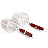Maxbell Maxbell Pasta Strainer Colander Flat Cylinder Strainer for Camping Chips Onion Rings 12cm