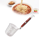 Maxbell Maxbell Pasta Strainer Colander Flat Cylinder Strainer for Camping Chips Onion Rings 12cm