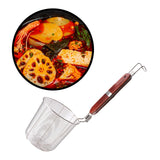Maxbell Maxbell Pasta Strainer Colander Flat Cylinder Strainer for Camping Chips Onion Rings 12cm