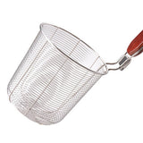 Maxbell Maxbell Pasta Strainer Colander Flat Cylinder Strainer for Camping Chips Onion Rings 12cm