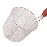 Maxbell Maxbell Pasta Strainer Colander Flat Cylinder Strainer for Camping Chips Onion Rings 13.5cm