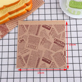 Maxbell Maxbell 100 Pieces Sandwich Bag Oilproof Bakery Bags for Pastries Fries Bread Snacks C
