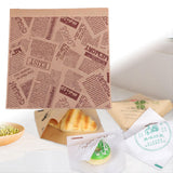 Maxbell Maxbell 100 Pieces Sandwich Bag Oilproof Bakery Bags for Pastries Fries Bread Snacks C