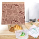 Maxbell Maxbell 100 Pieces Sandwich Bag Oilproof Bakery Bags for Pastries Fries Bread Snacks C