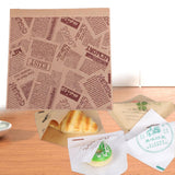 Maxbell Maxbell 100 Pieces Sandwich Bag Oilproof Bakery Bags for Pastries Fries Bread Snacks C
