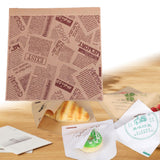 Maxbell Maxbell 100 Pieces Sandwich Bag Oilproof Bakery Bags for Pastries Fries Bread Snacks C