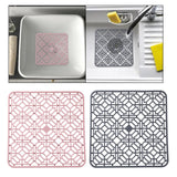 Maxbell Maxbell Silicone Sink Mat Silicone Drying Mat for Kitchen Counter Restaurant Desktop Pink
